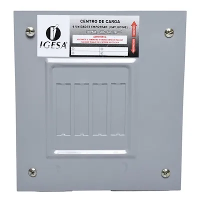 [CC04E] CENTRO DE CARGA 4 VENTANAS PARA EMPOTRAR IGESA CC04E