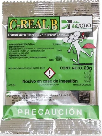[C-REALB] VENENO PARA RATA/RATON GRANULADO 20g C-REAL B