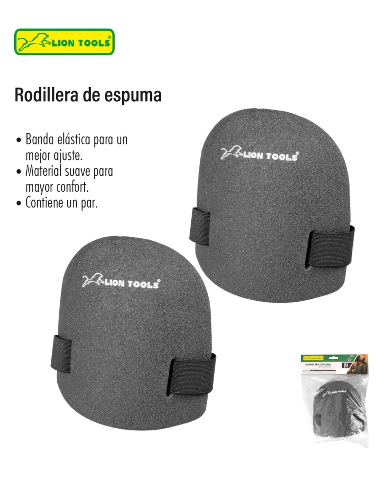 RODILLERA DE ESPUMA LION TOOLS 1841