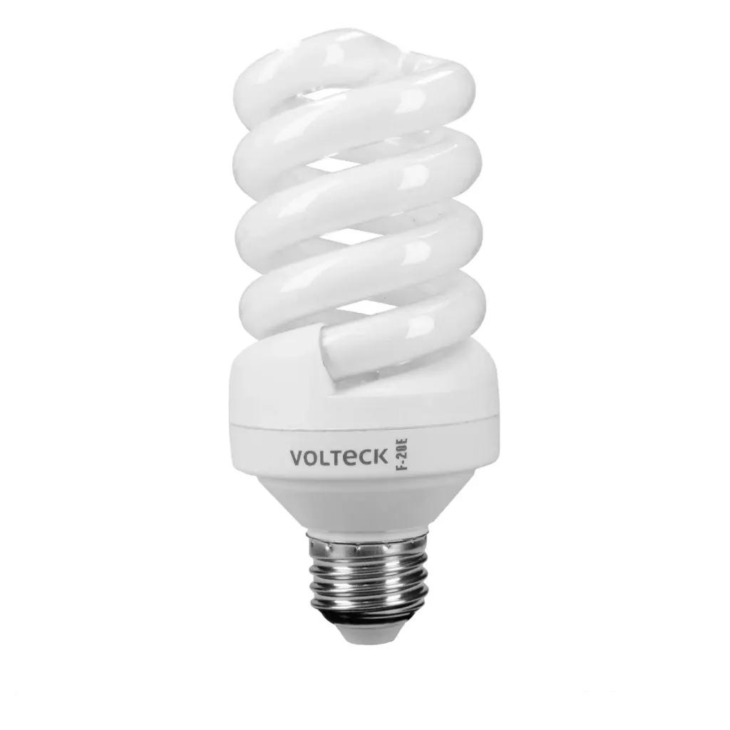 LAMPARA ESPIRAL T2 20W LUZ DE DIA VOLTECK (TRUPER) 48213