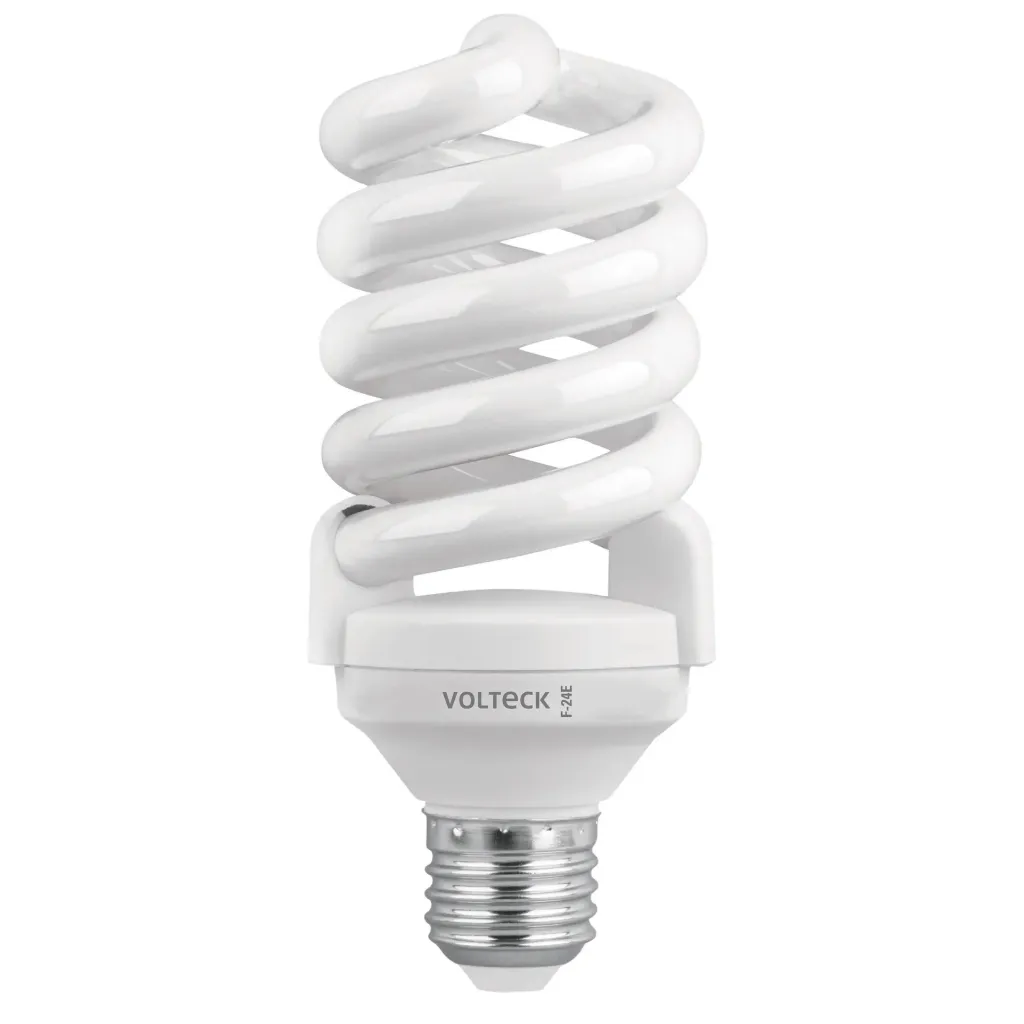 [48215] LAMPARA ESPIRAL T2 24W LUZ DE DIA, VOLTECK (TRUPER) 48215