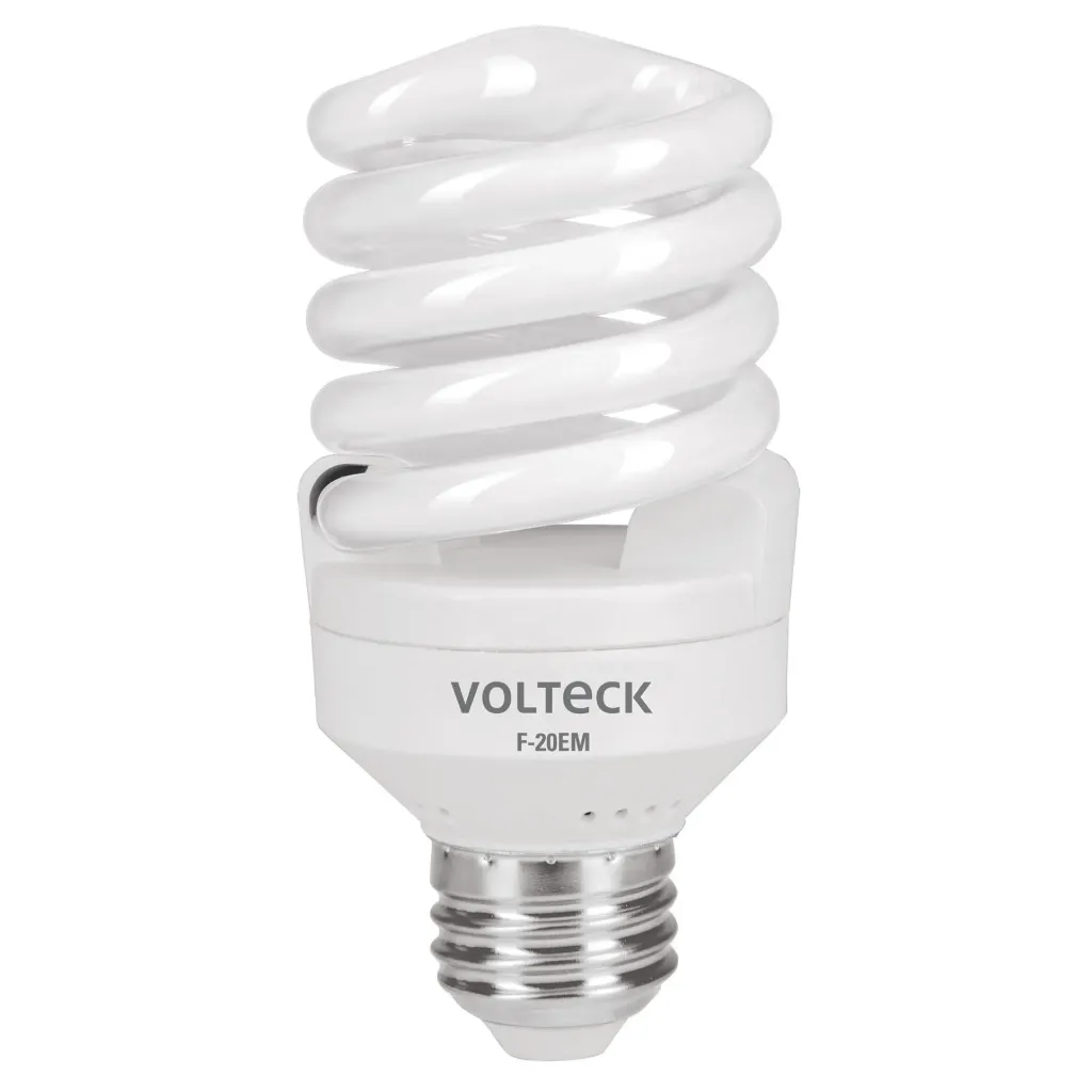 [48206] LAMPARA ESPIRAL MINI T2 20W LUZ DE DIA, VOLTECK (TRUPER) 48206