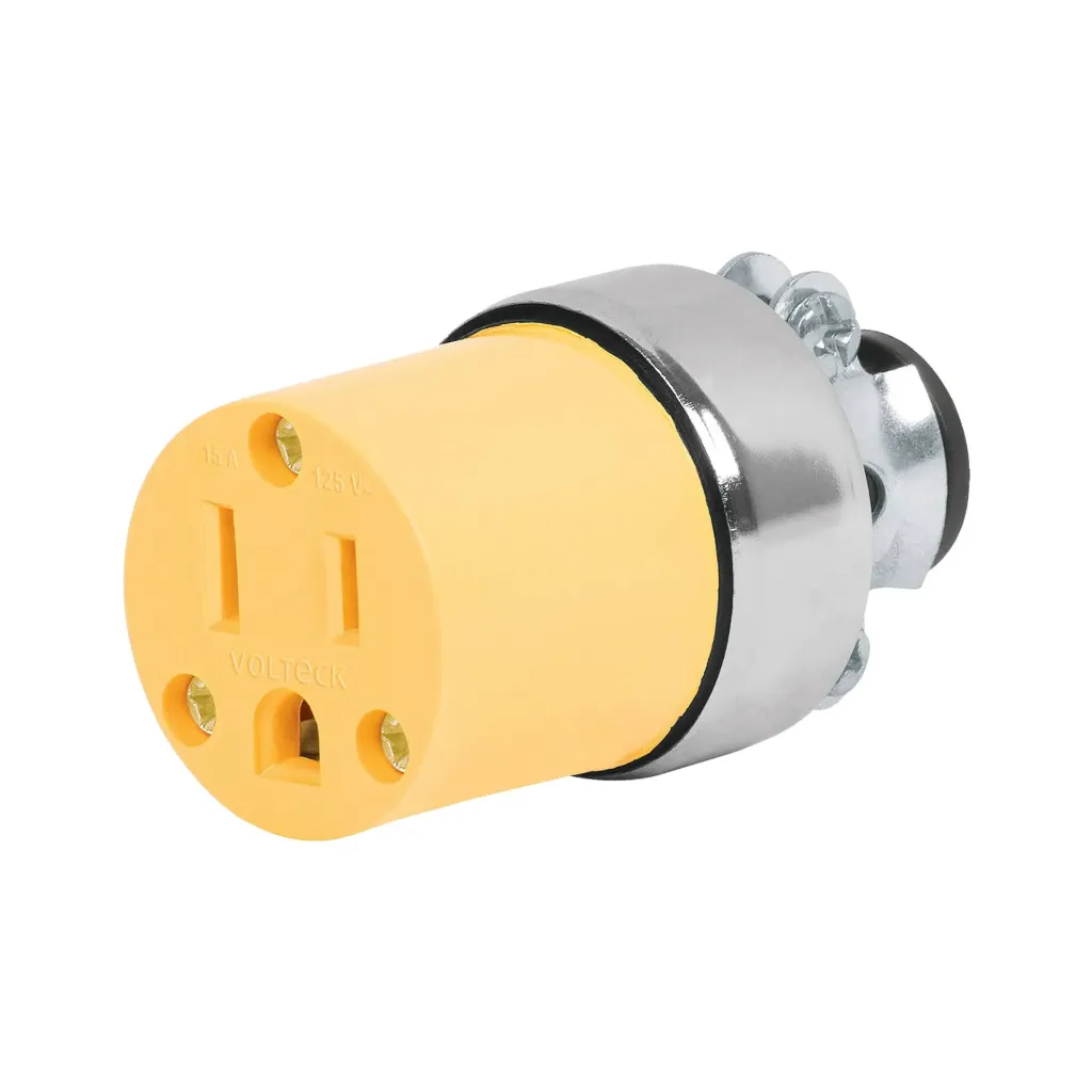 [46113] CONTACTO INDUSTRIAL BLINDADO ATERRIZADO 2 POLOS+TIERRA VOLTECK (TRUPER) 46113