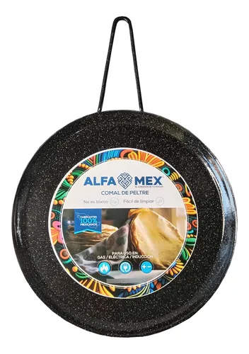 COMAL REDONDO DE PELTRE 27cm 1565
