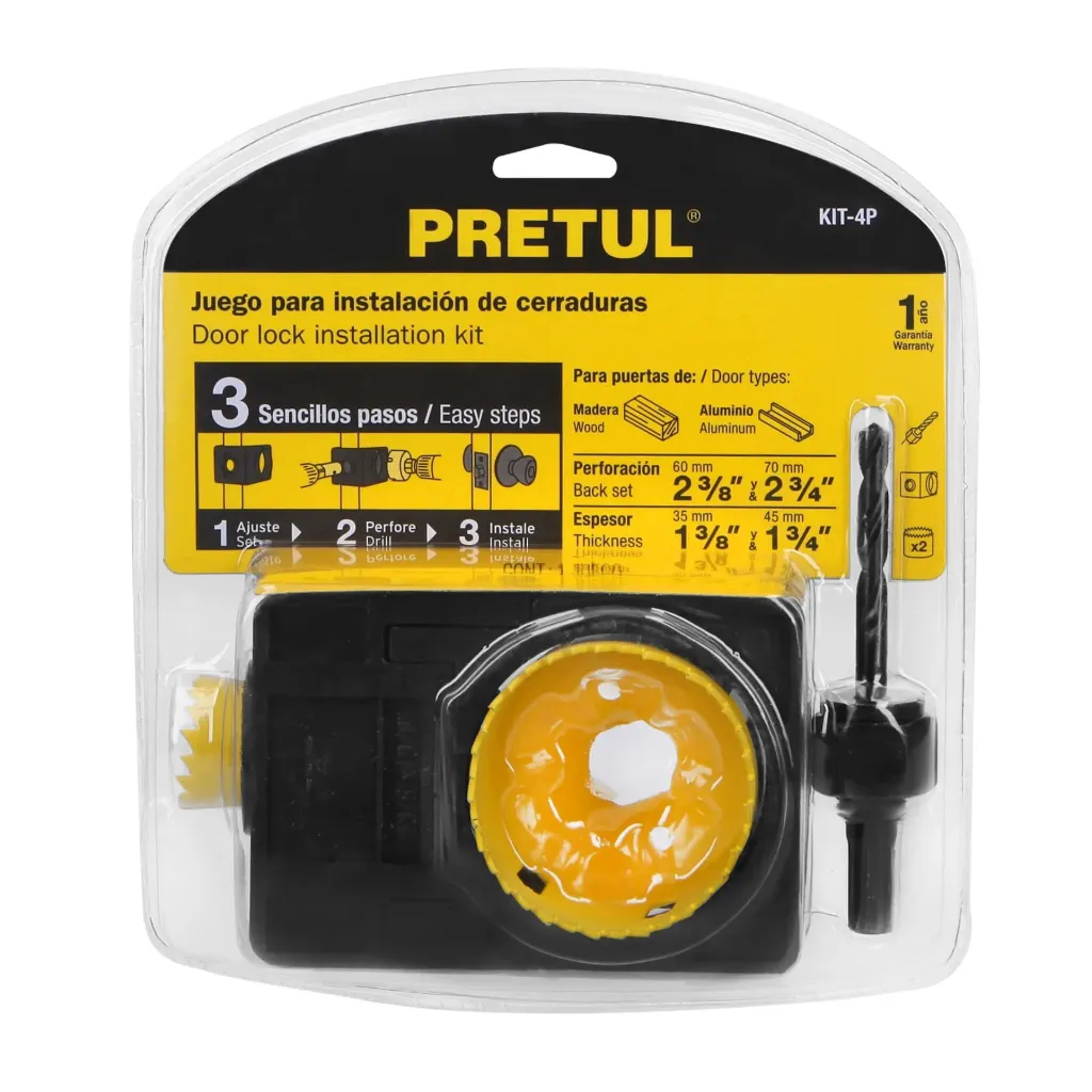 [26038] JUEGO PARA INSTALACION DE CERRADURAS, PRETUL (TRUPER) 26038