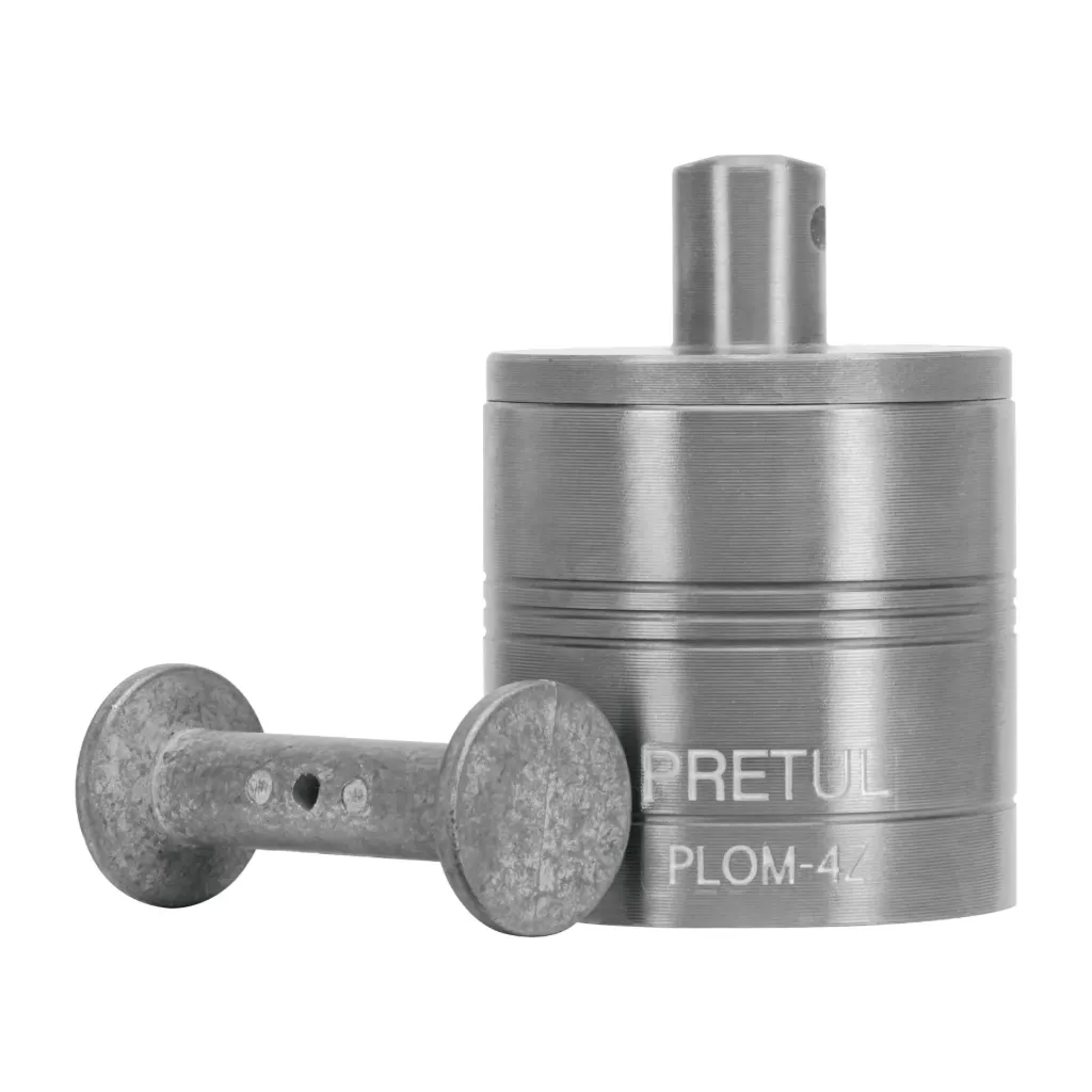 PLOMADA METALICA DE 675g CON CENTRO, PRETUL (TRUPER) 22464