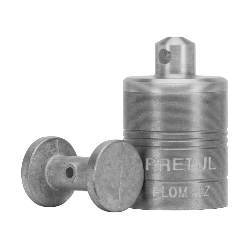 PLOMADA METALICA DE 200g CON CENTRO, PRETUL (TRUPER) 22461