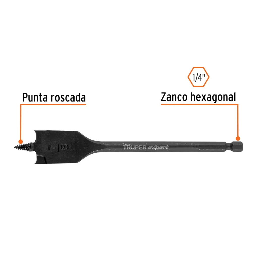 [101513] BROCA PLANA DE MANITA 7/8" PARA MADERA, TRUPER EXPERT 101513