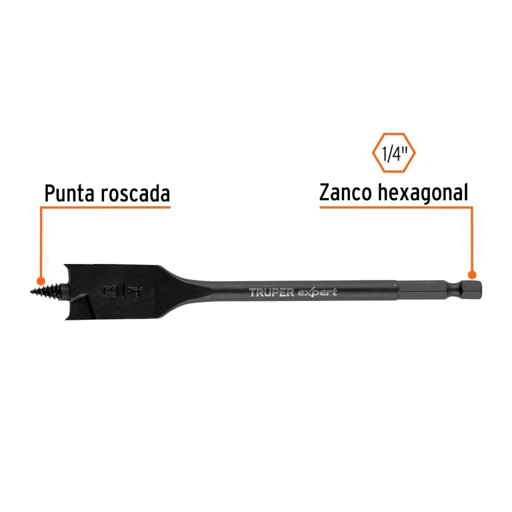 [101512] BROCA PLANA DE MANITA 3/4" PARA MADERA, TRUPER EXPERT 101512