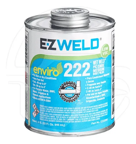 [PVCEZ] CEMENTO PVC 60ML AZUL EZWELD