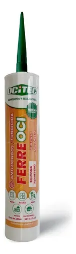 CARTUCHO DE SILICON BLANCO ANTIHONGOS OCITEC 280ML