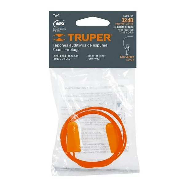 TAPONES AUDITIVOS DE ESPUMA DESECHABLES 14223 TRUPER