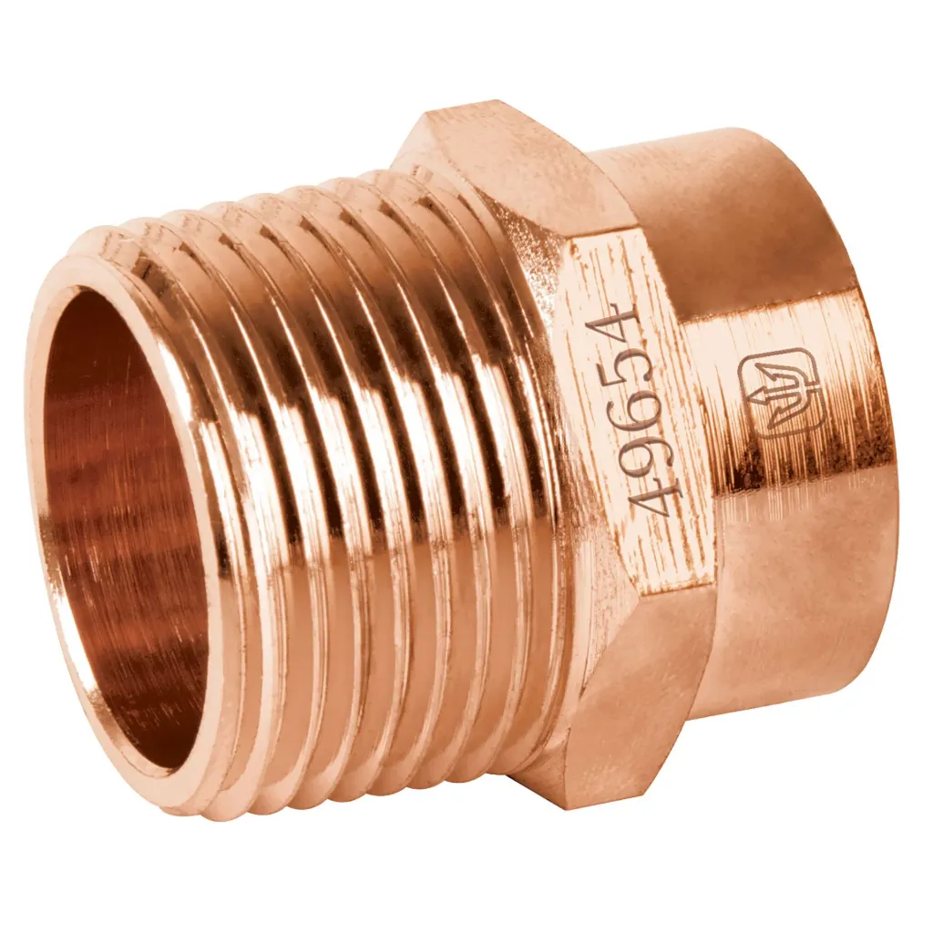 CONECTOR COBRE-ROSCA EXTERIOR 3/4 FOSET 49654