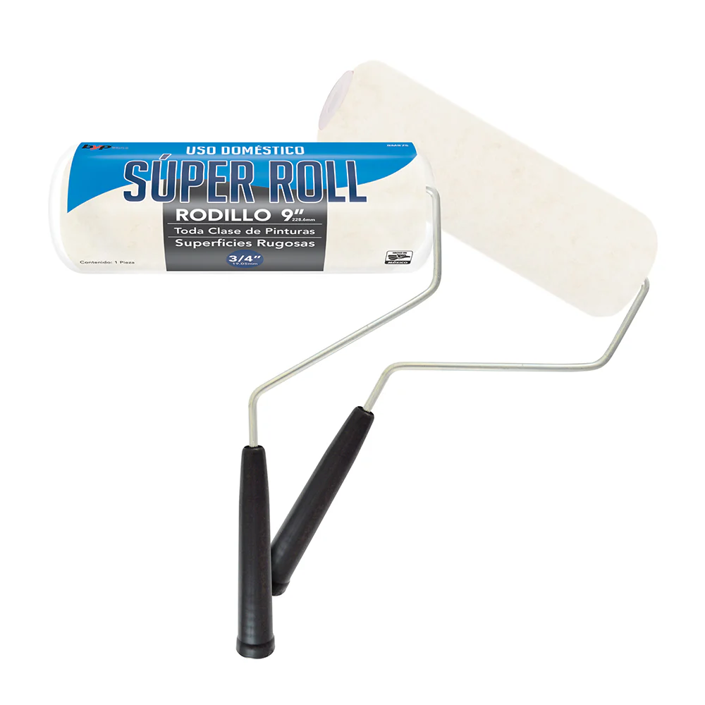 RODILLO 9" DOMESTICO 3/4" BYP