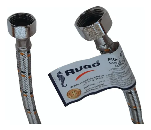 MANGUERA WC 1/2-7/8-50CM RUGO