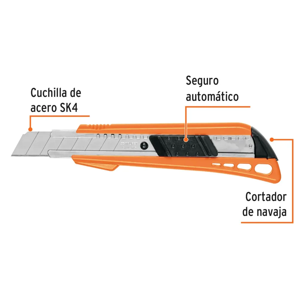 CUTTER PROFESIONAL CON ALMA METALICA 18MM TRUPER 16974