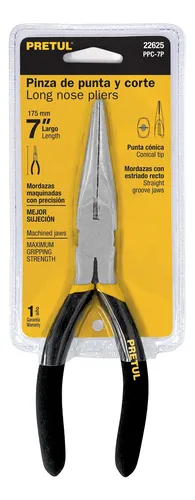 PINZA DE PUNTA Y CORTE 7" PRETUL (TRUPER) 22625