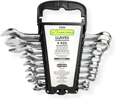 JUEGO LLAVES COMBINADAS 9 PZS MILIMETRICAS LION TOOLS 2984