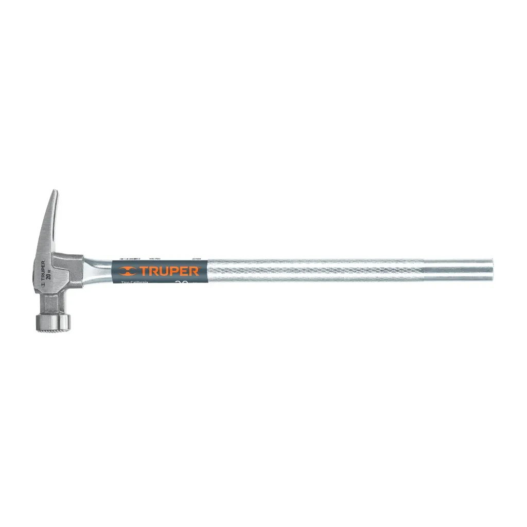 MARTILLO TUBULAR UÑA RECTA TIPO CALIFORNIA RIPPER 20OZ CARA FRESADA TRUPER 10644
