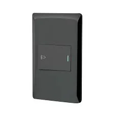 PLAMA ARMADA NEGRA 1 INTERRUPTOR 1.5 MODULOS,LISBOA VOLTECK (TRUPER) 47891