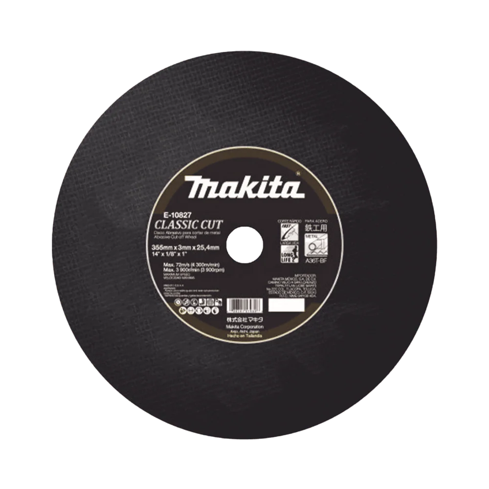 DISCO DE CORTE METAL 14" LARGA VIDA MAKITA E-10827