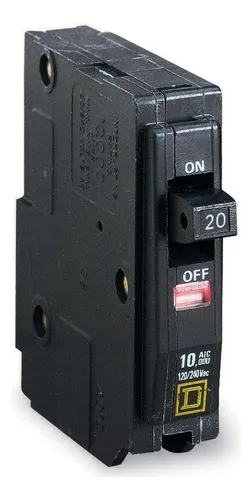 PASTILLA SQUARE D 2OA 1 POLO (INTERRUPTOR TERMOMAGNETICO) PROMER PSD20