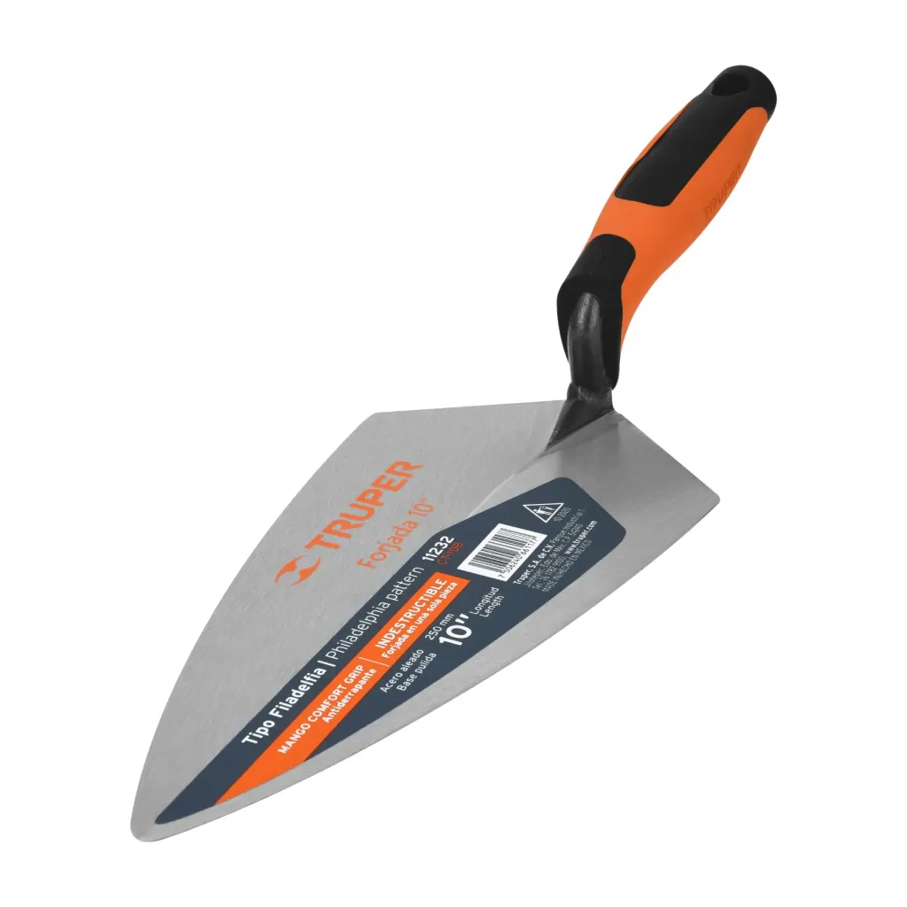 CUCHARA PARA ALBAÑIL 10' FORJADA TIPO FILADELFIA, MGO COMFORT TRUPER 11232