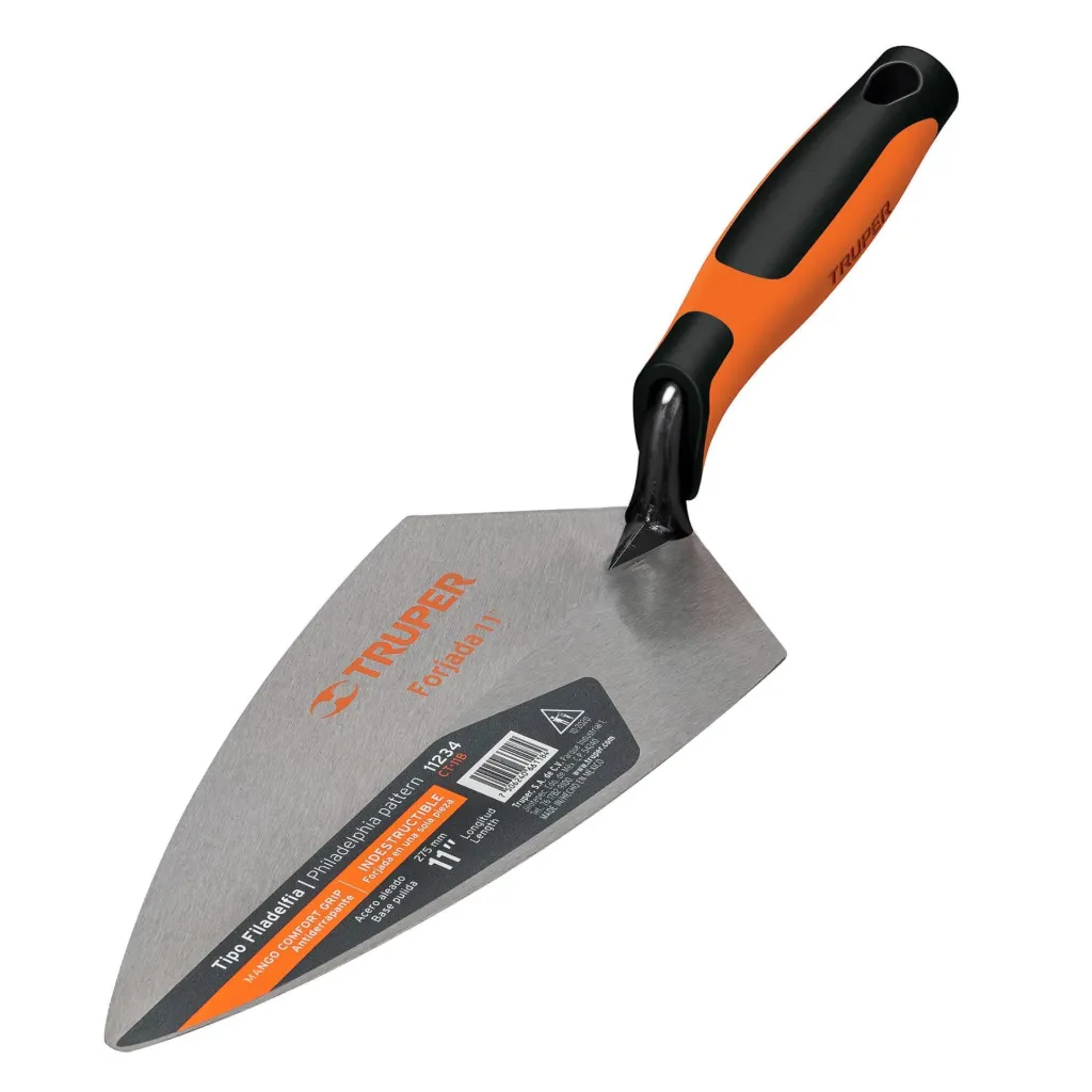 CUCHARA PARA ALBAÑIL 11' FORJADA TIPO FILADEFIA, MGO COMFORT TRUPER 11234