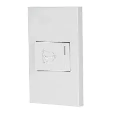 PLACA CON INERRUPTOR TIMBRE PLATIM
