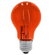 FOCO HALOGENO 40W AMBAR-NARANJA E27 ADIR
