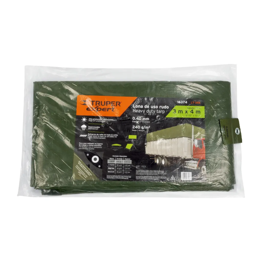 LONA 3X4M USO RUDO TRUPER EXPERT 16374