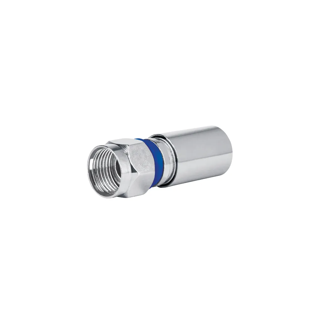 CONECTOR MACHO COAXIAL COMPRESION VOLTECK (TRUPER) 48328