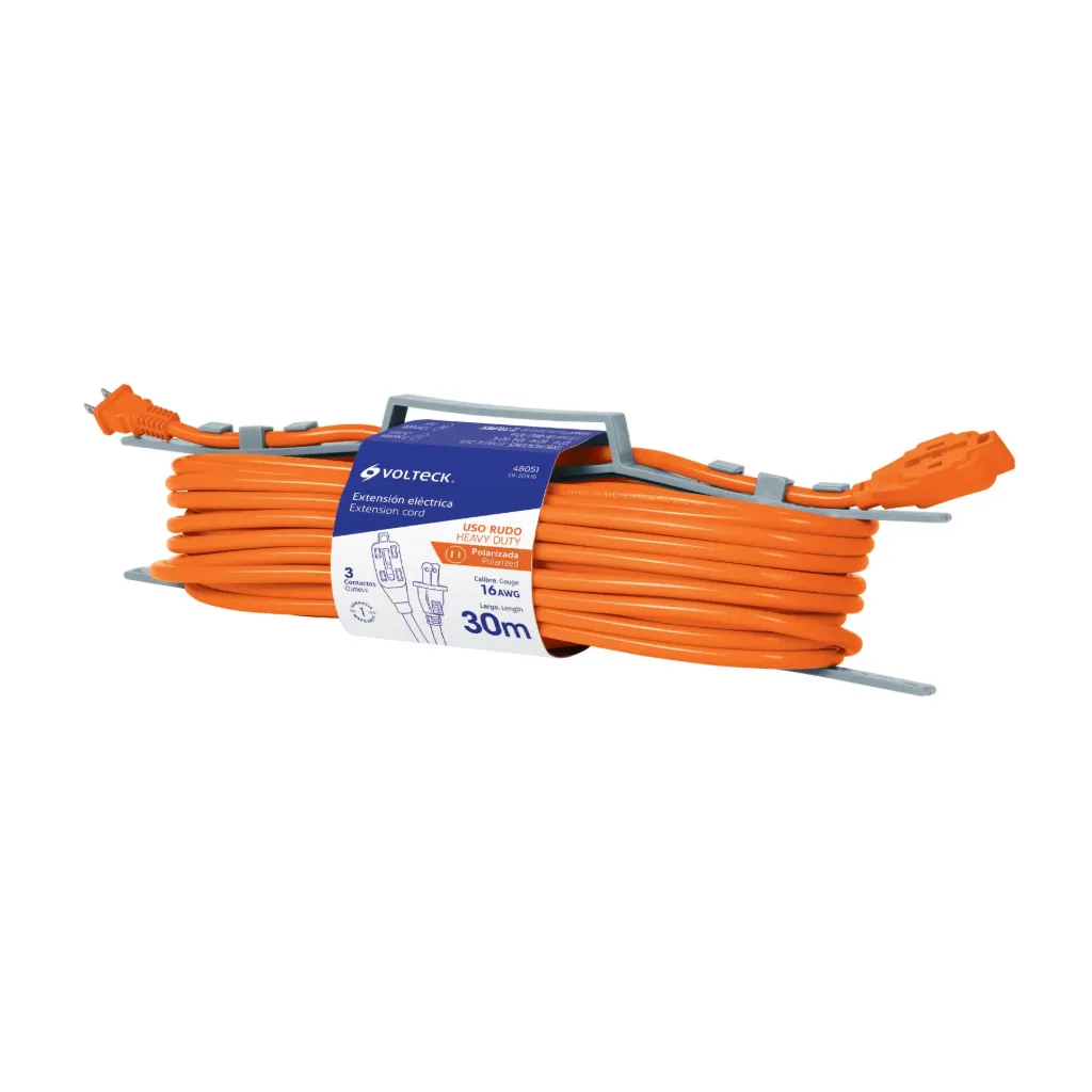 EXTENSION ELECTRICA USO RUDO 30M VOLTECK (TRUPER) 48051