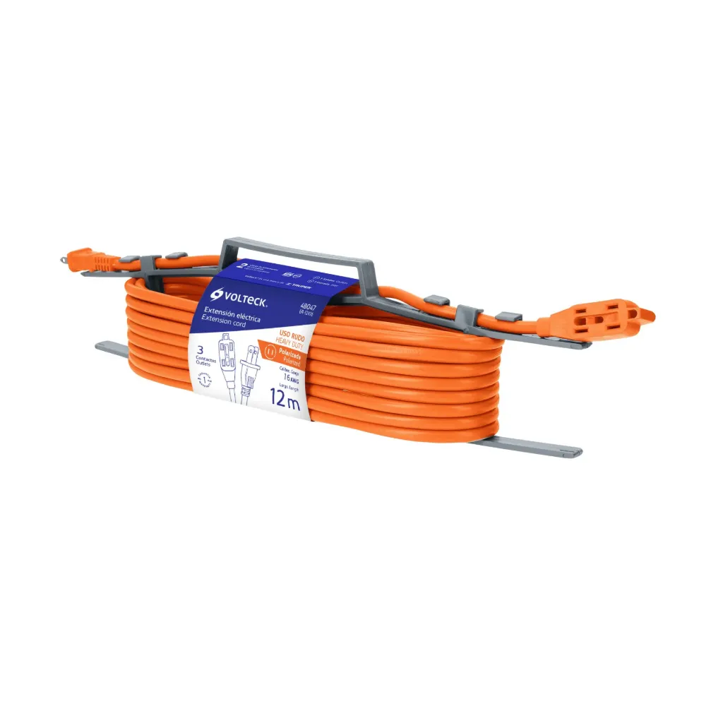 EXTENSION ELECTRICA USO RUDO 12M VOLTECK (TRUPER) 48047