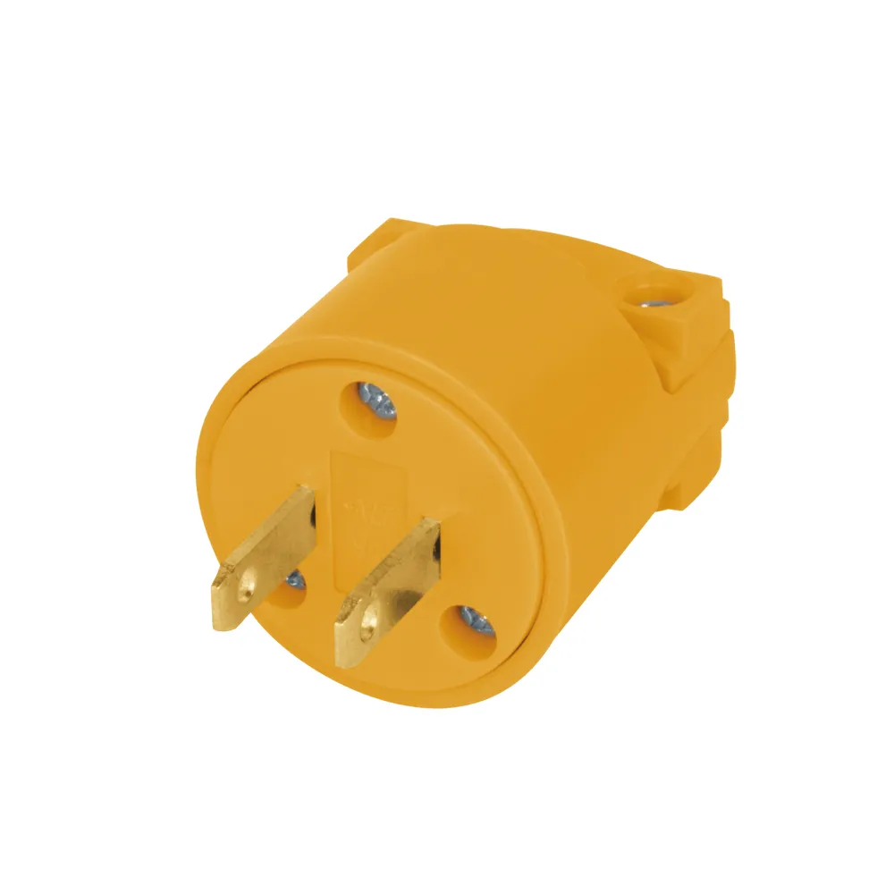 CLAVIJA POLARIZADA ABRAZADERA PLASTICA AKSI 117361