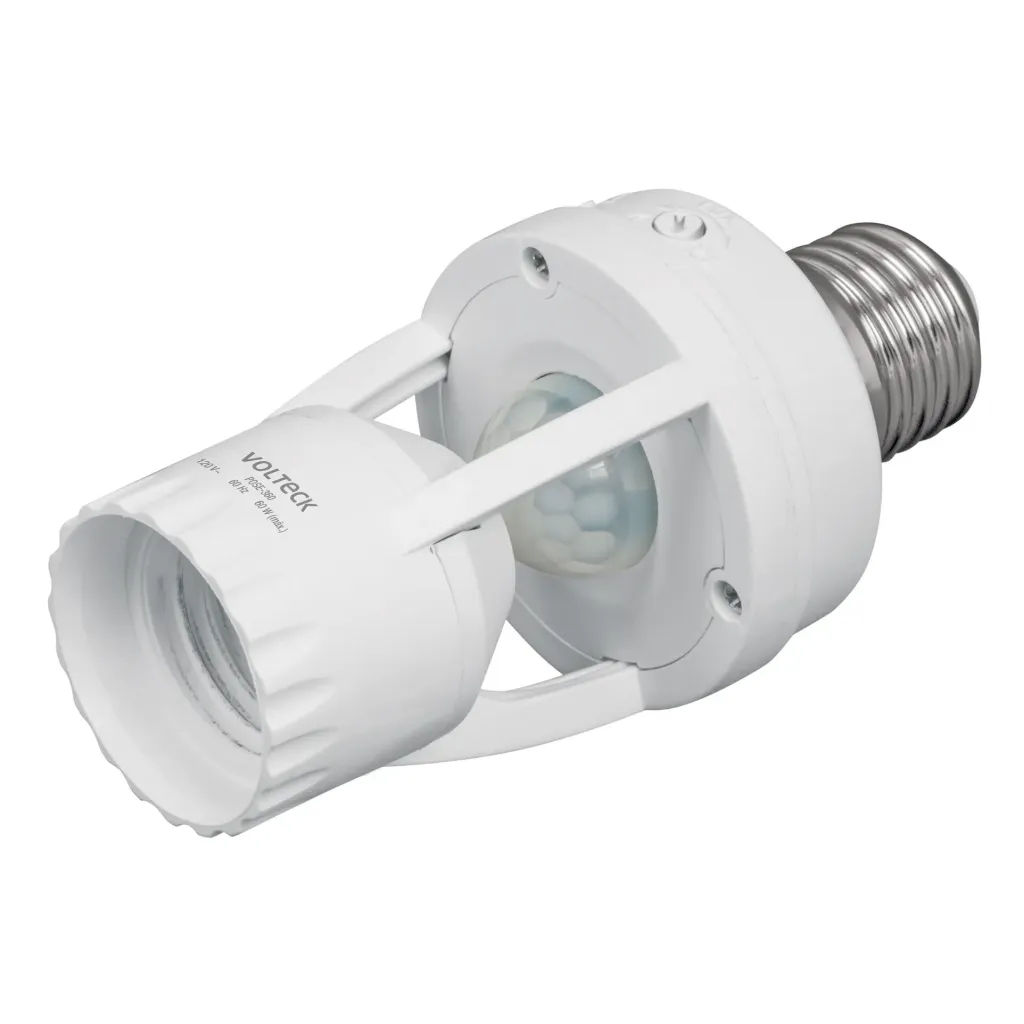 PORTALÁMPARA CON SENSOR DE MOVIMIENTO 360° VOLTECK (TRUPER) 46274