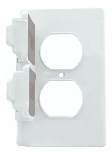 PLACA DUPLEX INTEMPERIE BLANCA COD: 4522 ADIR