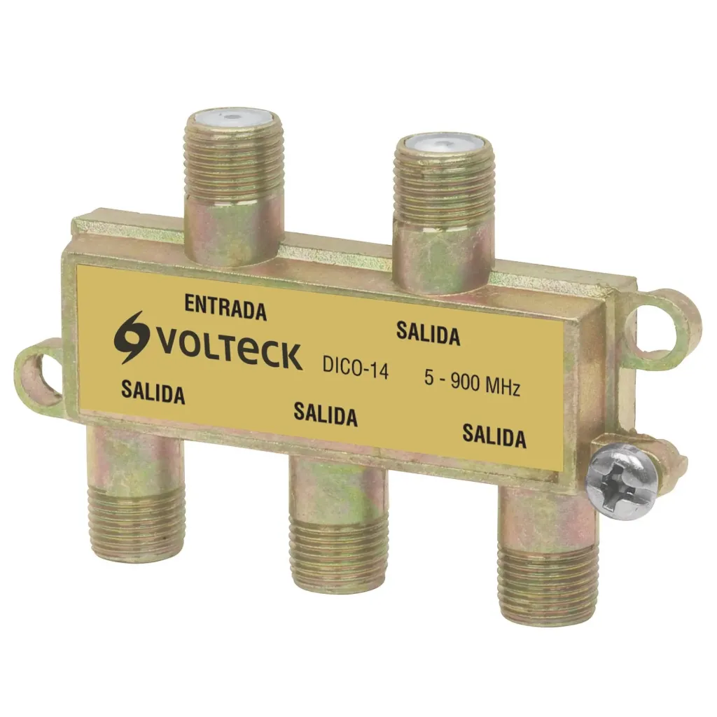 DIVISOR COAXIAL 1 A 4 SALIDAS VOLTECK (TRUPER) 48477