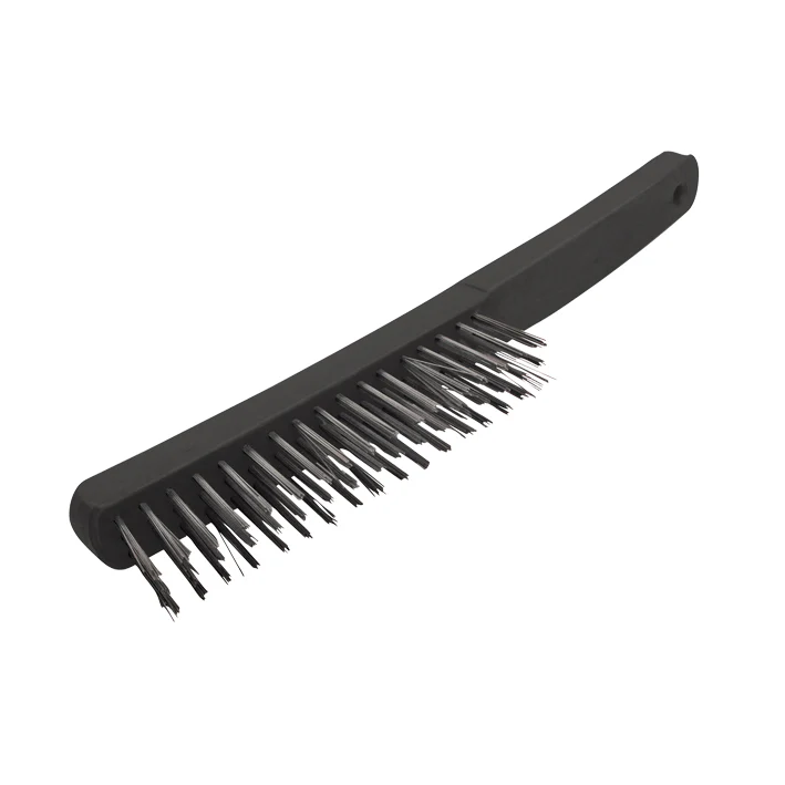 CEPILLO DE ALAMBRE CON MANGO PLASTICO 3" X 17" AKSI 109802