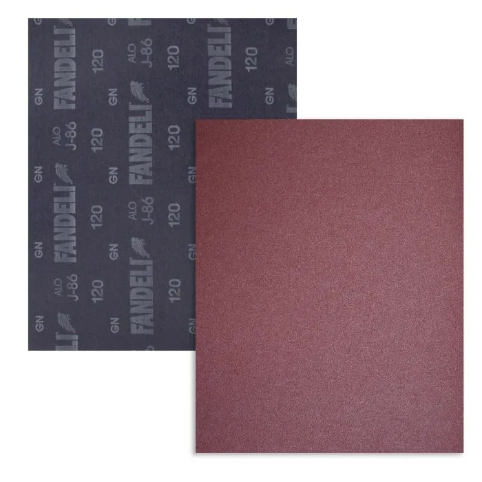 LIJA DE ESMERIL ROJA GRANO 120 FANDELI