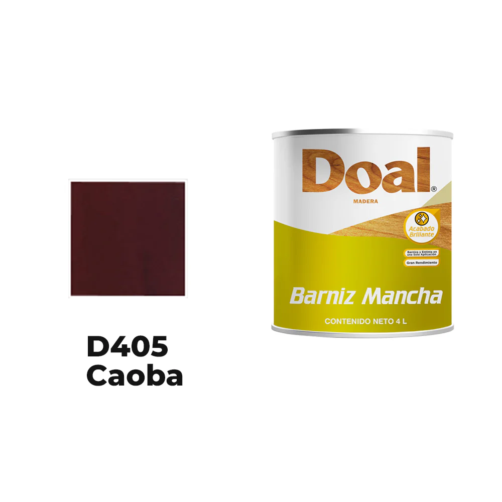 BARNIZ MANCHA DOAL 500ML CAOBA 405