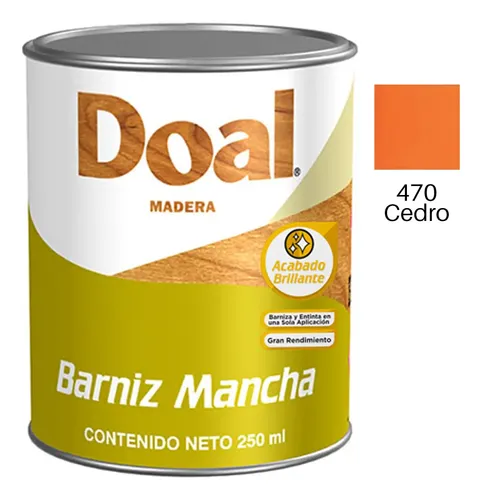 BARNIZ MANCHA DOAL 250ML CEDRO 470