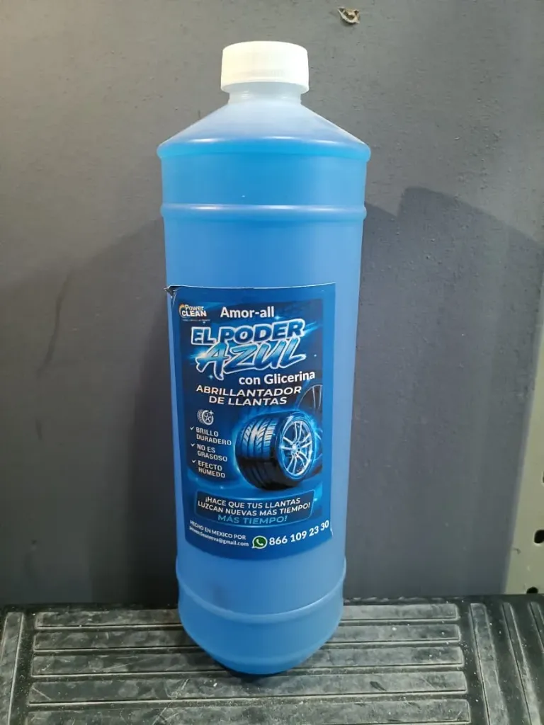 ABRILLANTADOR DE LLANTAS AZUL AMORALL  POWER CLEAN ALL