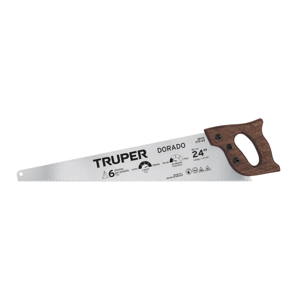 SERRUCHO DORADO 24" TRUPER 18170