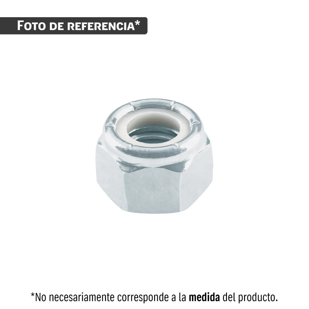 TUERCA HEXAGONAL SEGURIDAD 3/8 FIERO (TRUPER) 40912