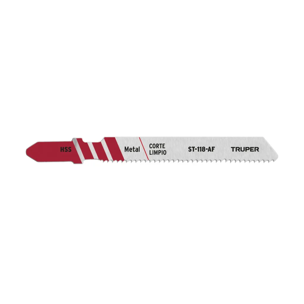 [18129] SEGUETA ZANCO "T" RECTO LIMPIO 18DPP  METALES, PLASTICOS Y ALUMINIO TRUPER 18129