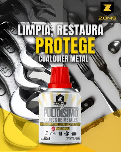 LIMPIAMETALES PULIDISIMO 125ML