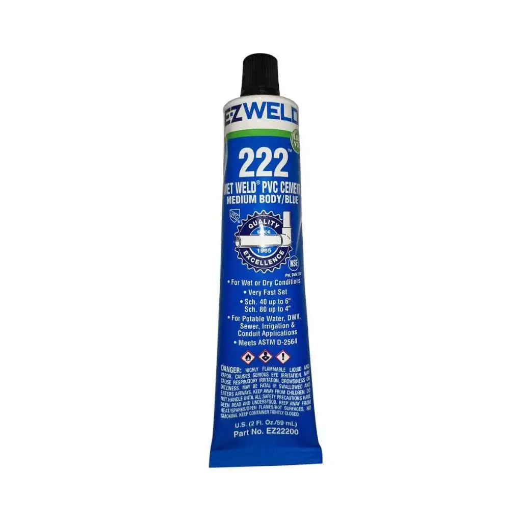 CEMENTO PVC EZWELD AZUL POMO 60ML
