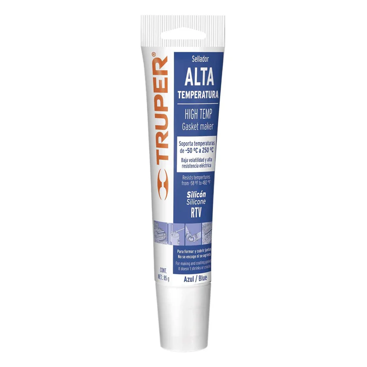 SELLADOR DE SILICON PARA ALTAS TEMPERATURAS AZUL 17568 TRUPER