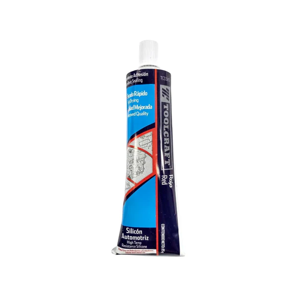 SILICON ALTA TEMP ROJO 85GR TOOLCRAFT TC3385